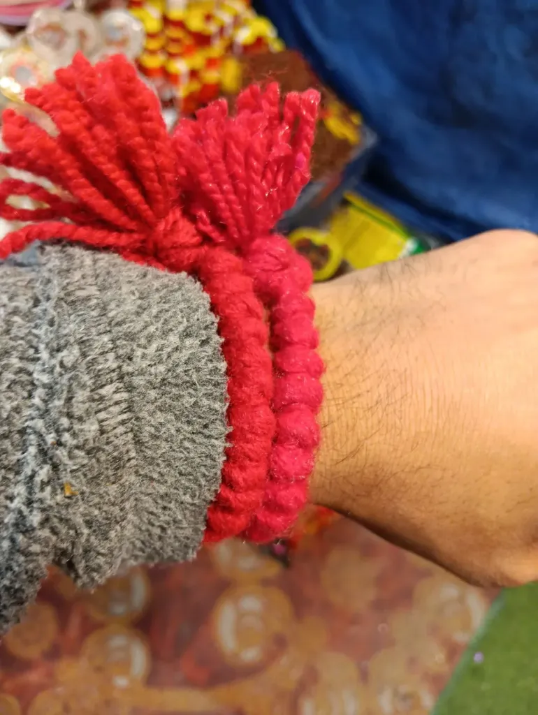 Red Japni Mala bracelet